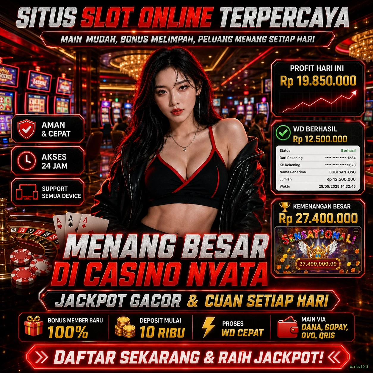 Ikon aplikasi bata123 resmi